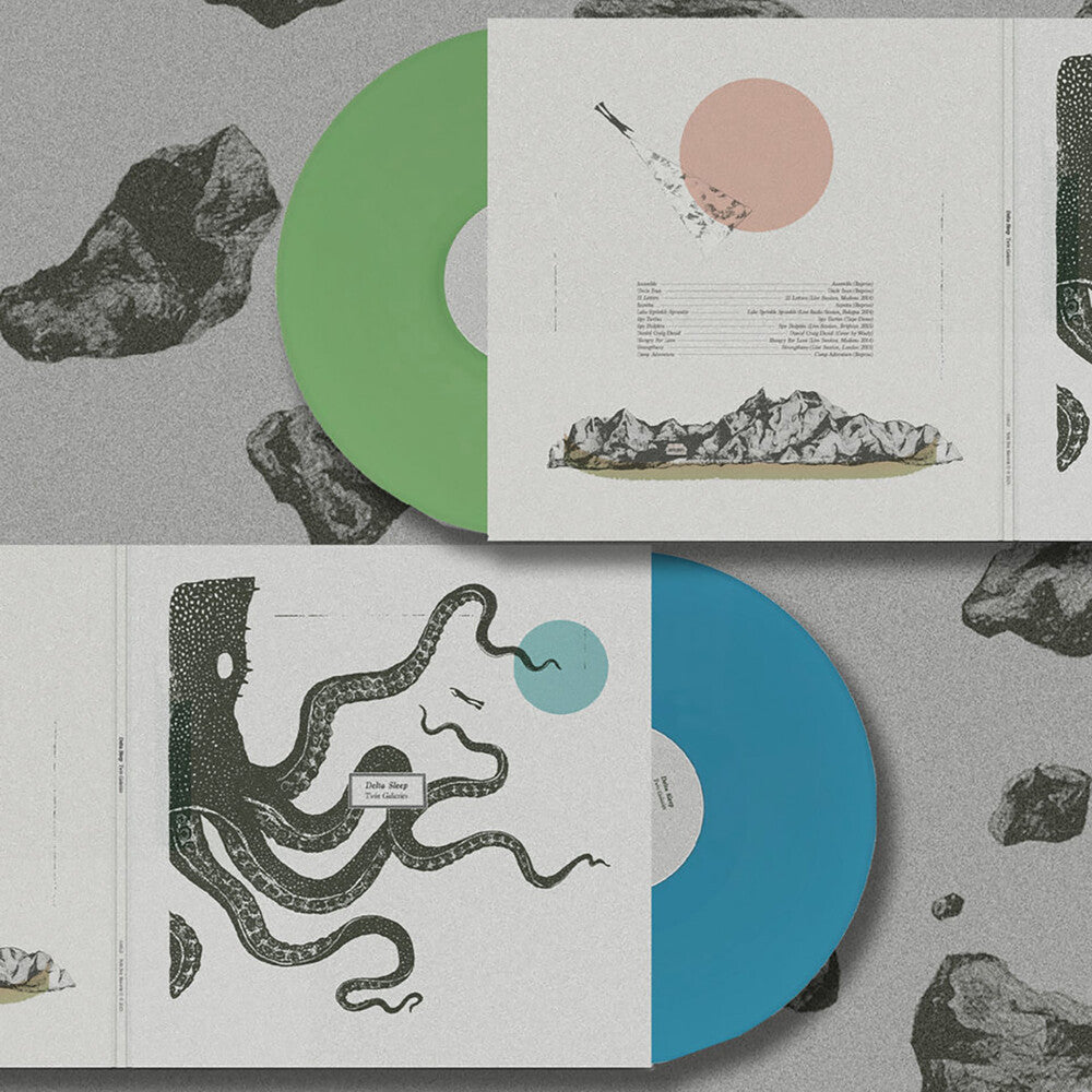 the album cover for Delta Sleep - Twin Galaxies: 10 Year Anniversary [Blue]