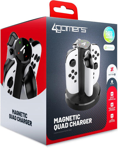 4gamers Swt Magnetic Quad Charger - 4gamers Swt Magnetic Quad Charger - Game Accessories