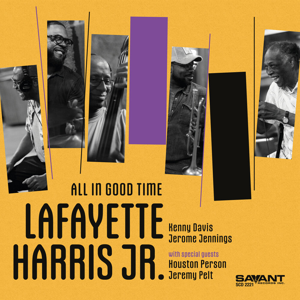 the album cover for Lafayette Harris  Jr. - All In Good Time