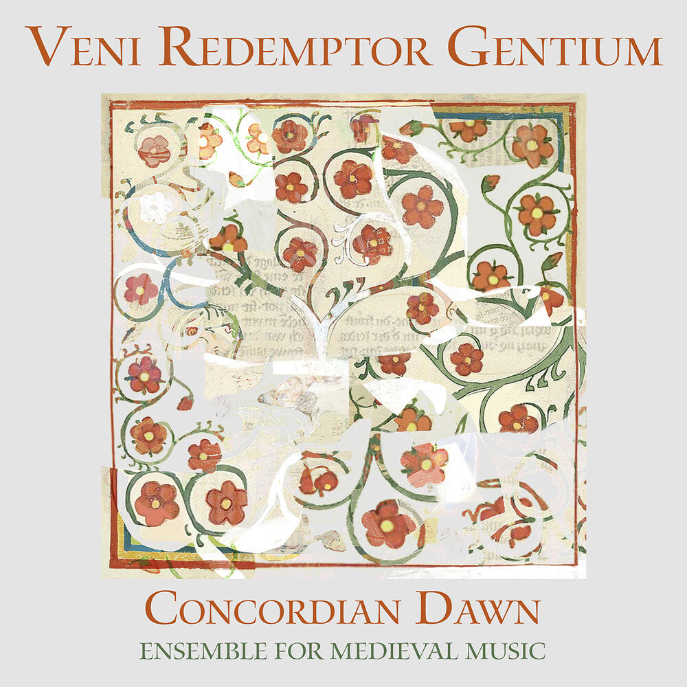 the album cover for Concordian Dawn - Veni Redemptor Gencium
