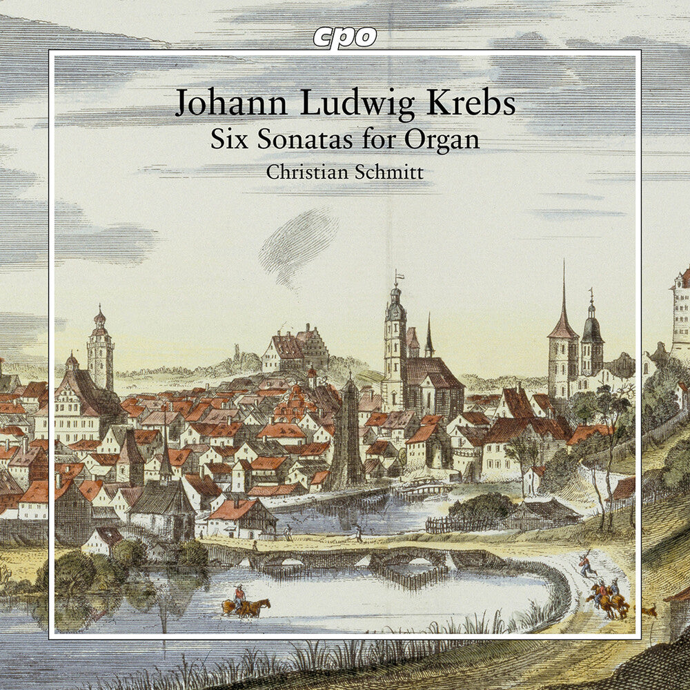 the album cover for Christian Schmitt - Six Organ Sonatas