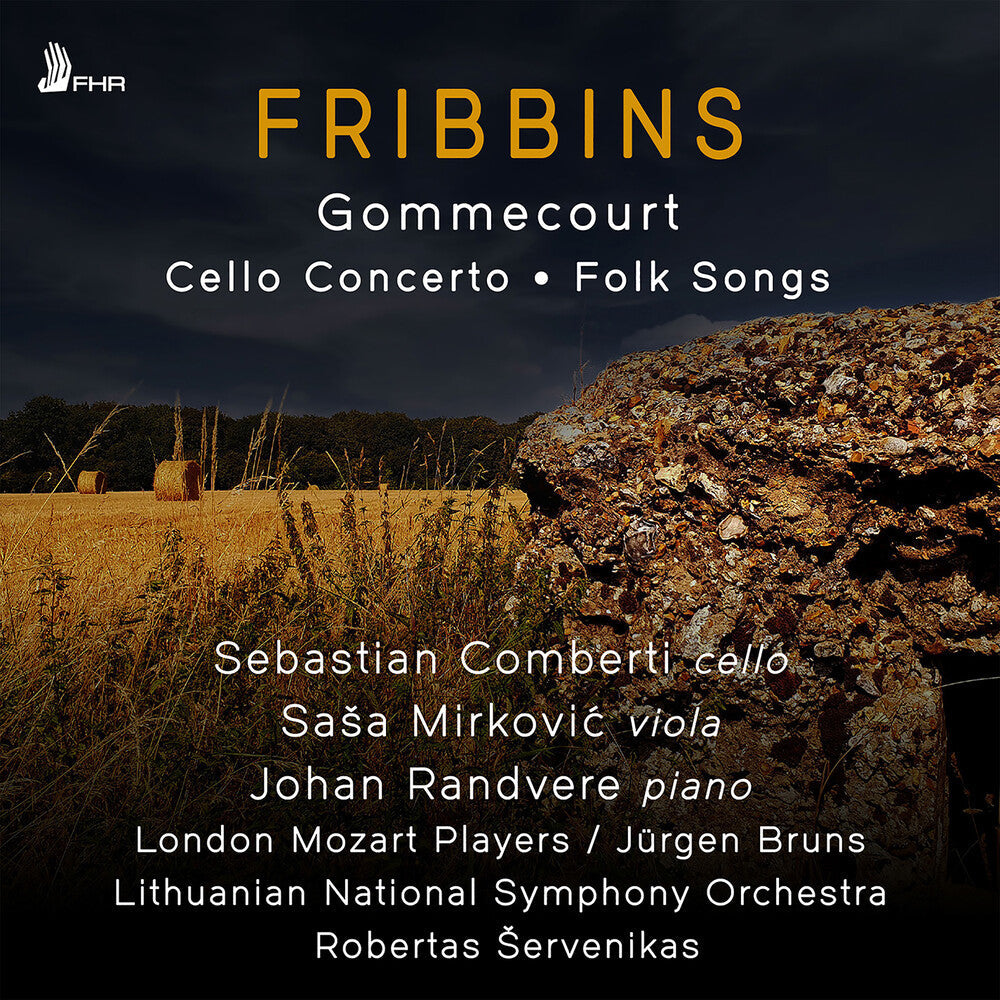 Fribbins: Vc Con: Gommecourt: Folk Songs Music CD