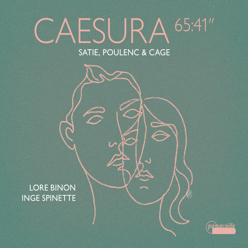 the album cover for Inge Spinette - Caesura - 65:41