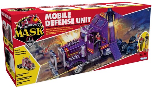Mask Mobile Defense Unit Vehicle With Figure Set - Mask Mobile Defense Unit Vehicle With Figure Set - Collectibles