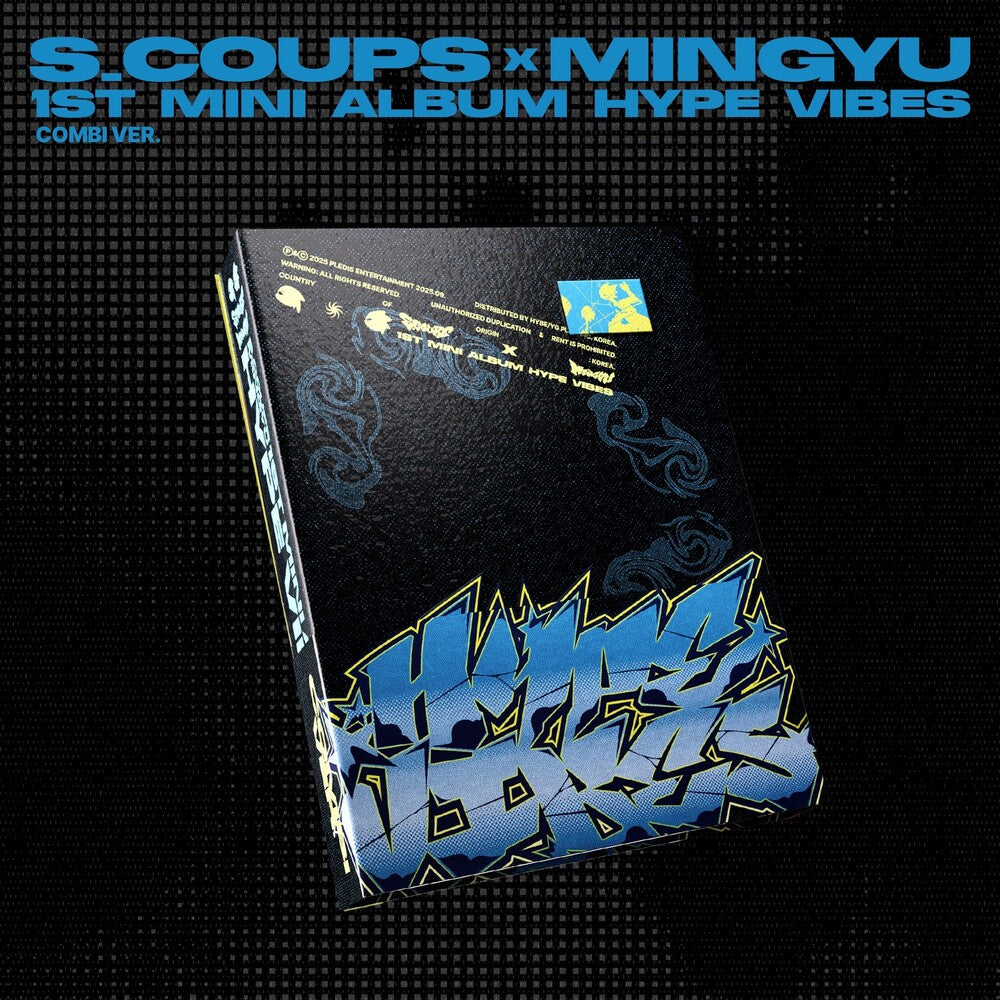 the album cover for CxM (SEVENTEEN) - CxM 1st Mini Album 'HYPE VIBES' [CxM 1st Mini Album 'HYPE VIBES' [combi Ver.]