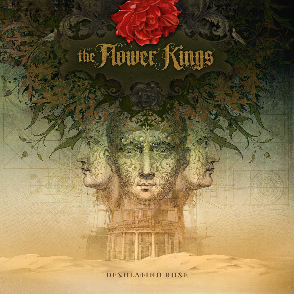 Flower Kings - Desolation Rose (Blk) [Clear Vinyl] (Red) Vinyl Record