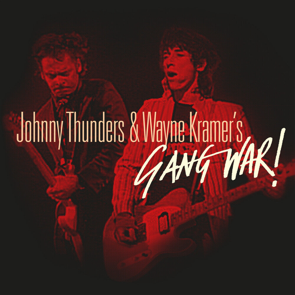 Johnny Thunders  / Kramer,Wayne - Gang War (Blk) [Clear Vinyl] (Red) (Spla) Vinyl Record