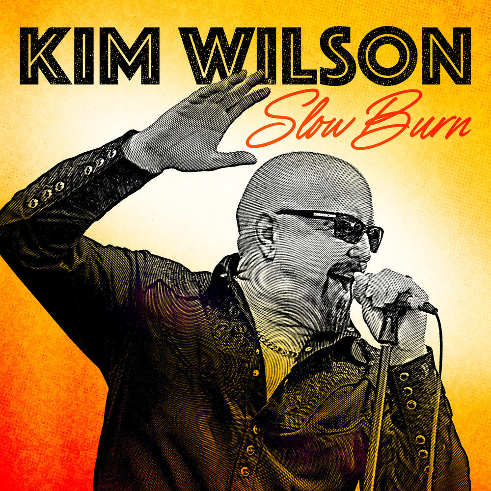 the album cover for Kim Wilson - Slow Burn