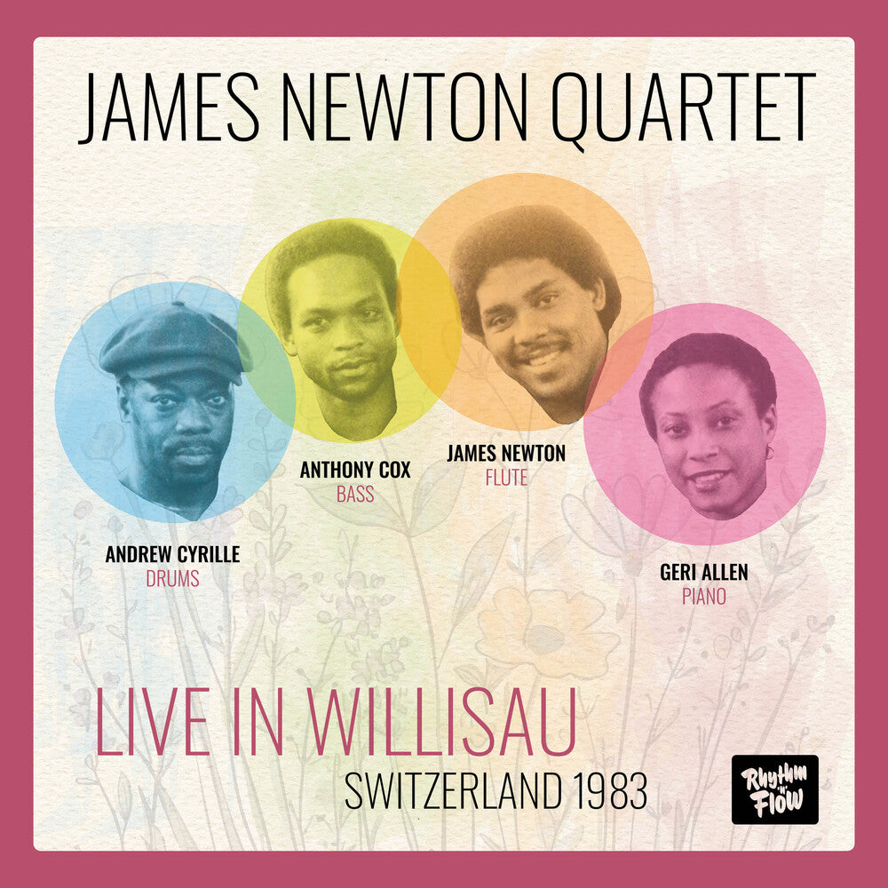 the album cover for James Newton  Quartet - Live In Willisau Switzerland 1983
