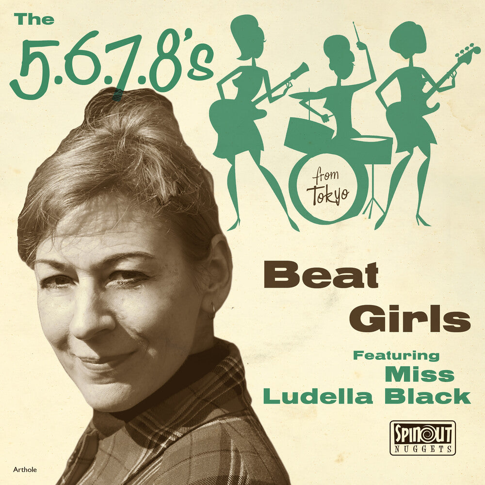 the album cover for 5678's - Beat Girls (Ep)