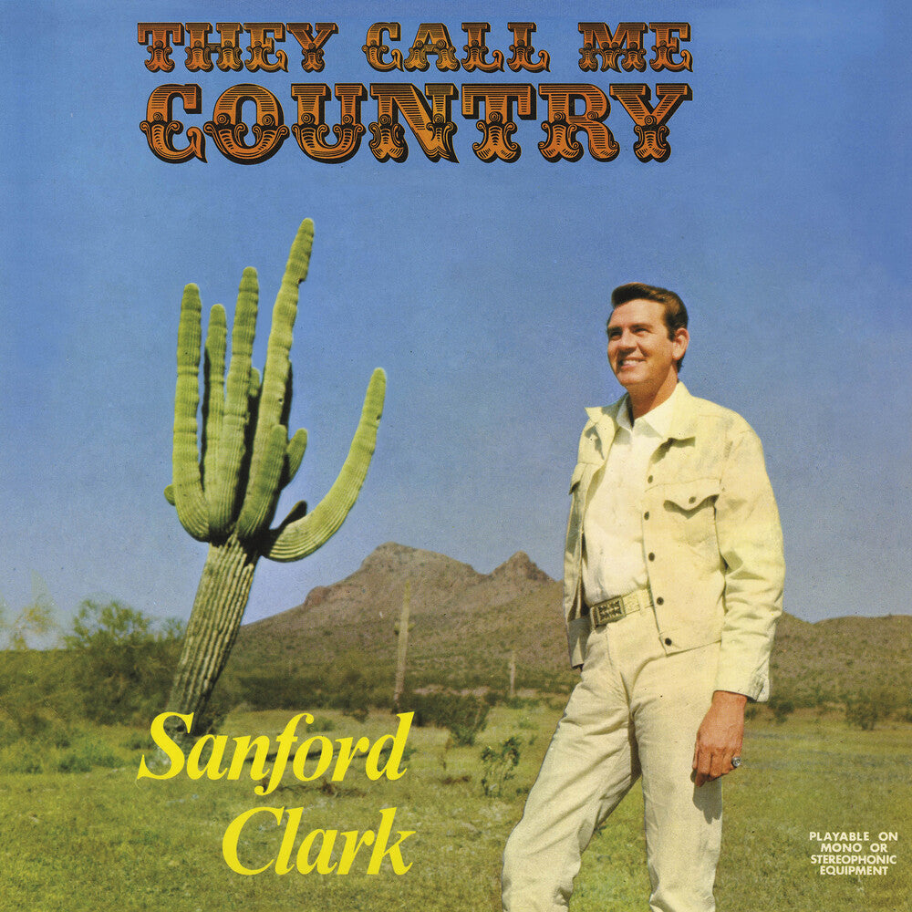 Sanford Clark - They Call Me Country (Blue) [Colored Vinyl] [Limited Edition] (Can) Vinyl Record