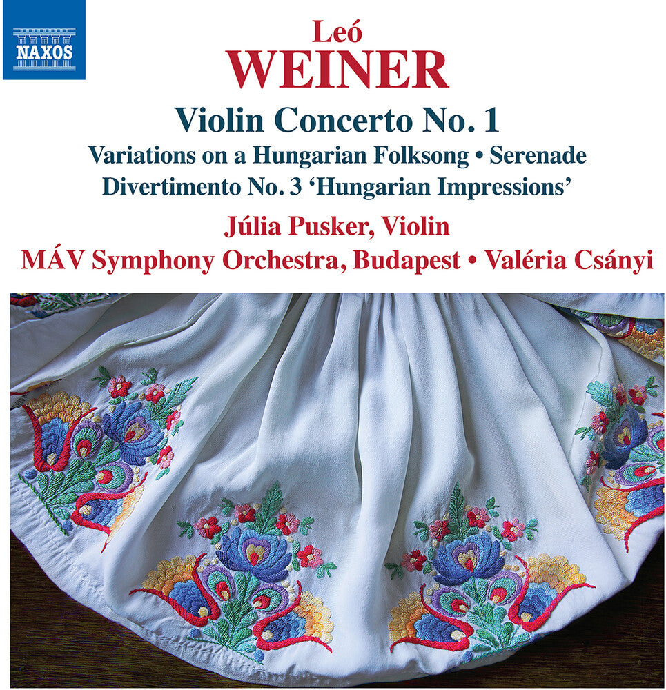 the album cover for Julia Pusker - Weiner: Complete Orchestral Works Vol. 4