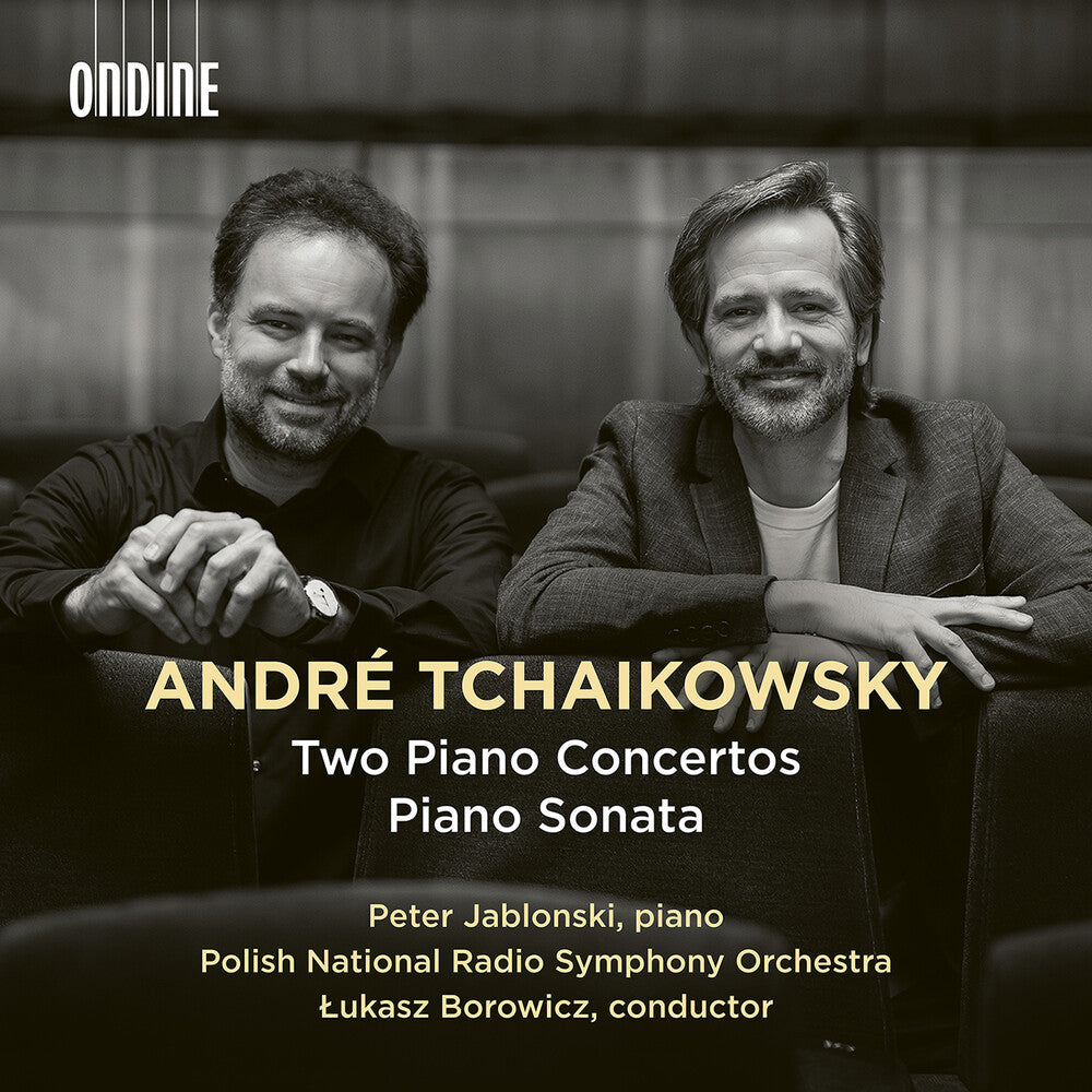 the album cover for Peter Jablonski - Andre Tchaikowsky: Two Pno Cons & Pno Son