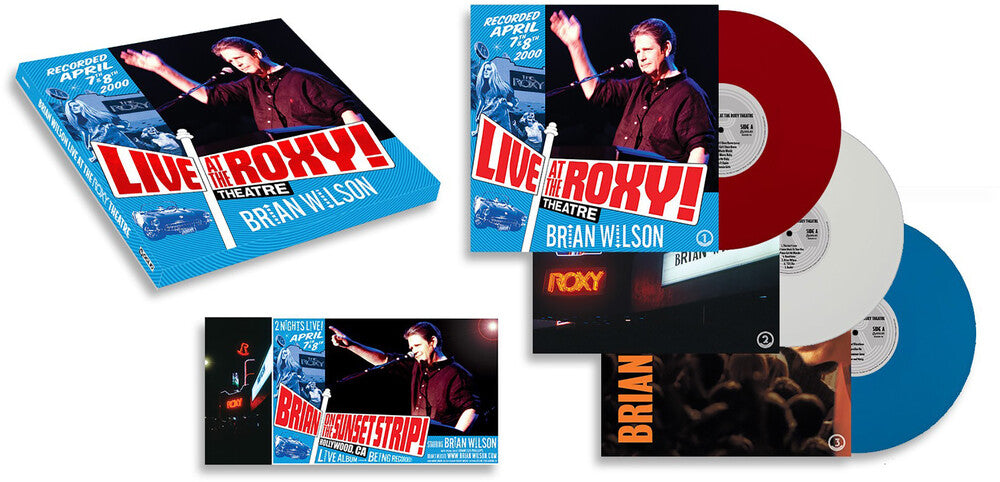 Brian Wilson - Live At The Roxy Theatre [Red White and Blue Colored Vinyl] Vinyl Record