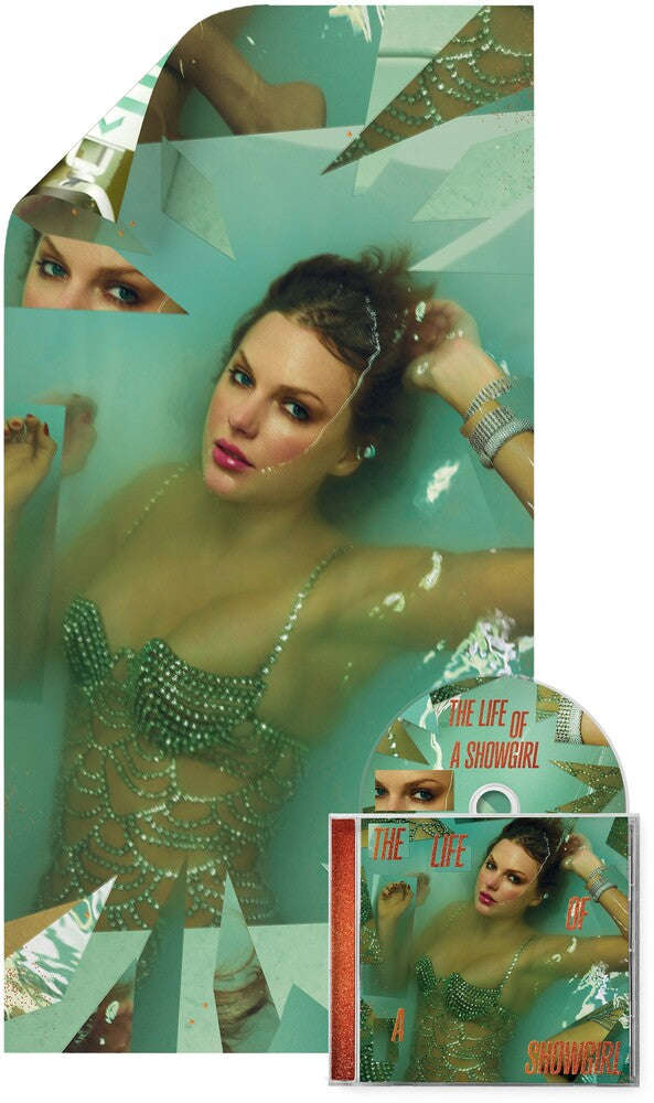 the album cover for Taylor Swift - The Life of a Showgirl [Sweat and Vanilla Perfume CD with Poster]