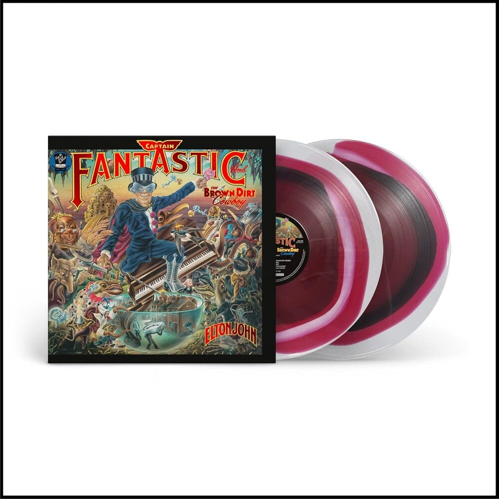 Elton John - Captain Fantastic and the Brown Dirt Cowboy (50th Anniversary Edition) - [180g Tri-Color Sp. Effect 2 LP] Vinyl Record