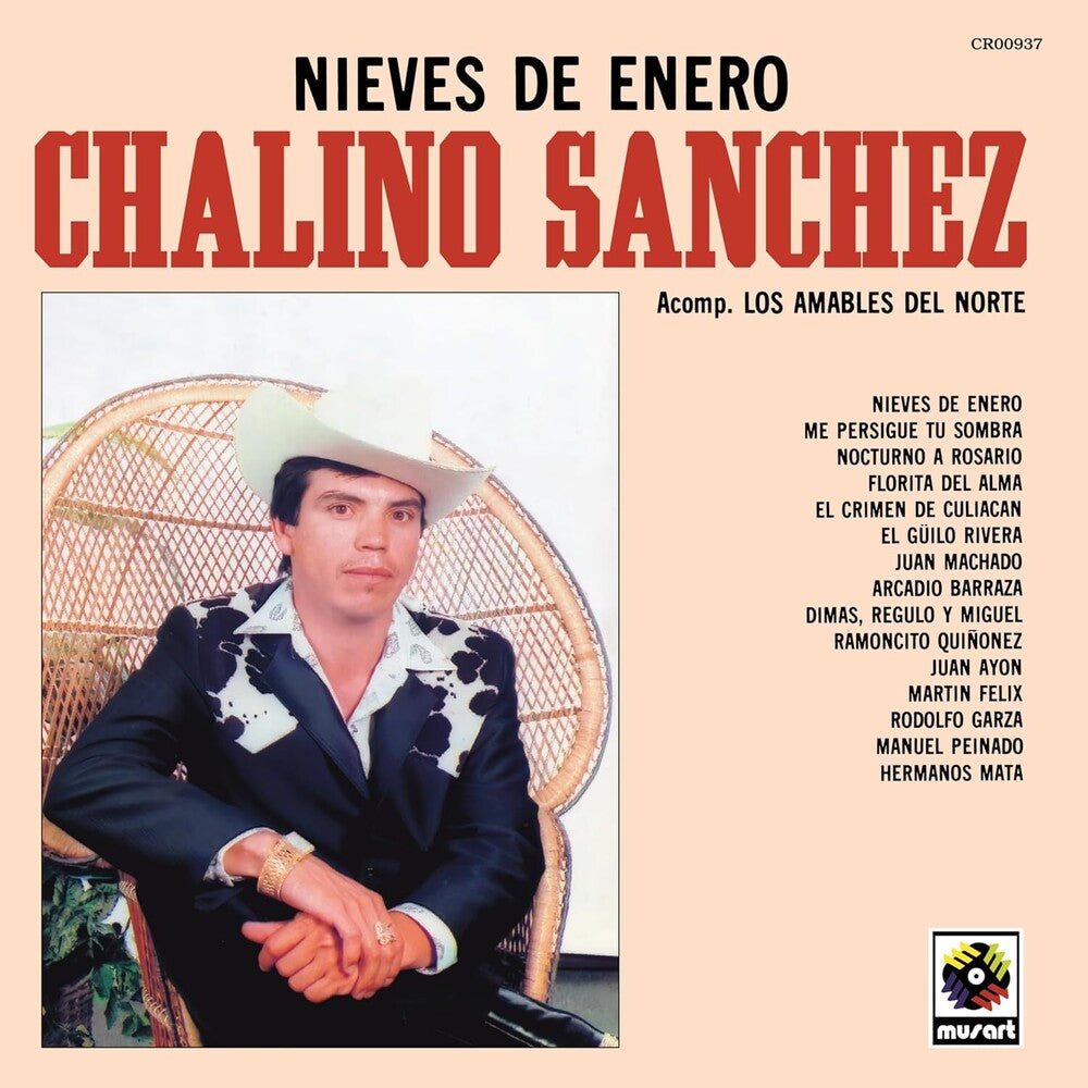 the album cover for Chalino Sanchez - Nieves de Enero -  [CD]