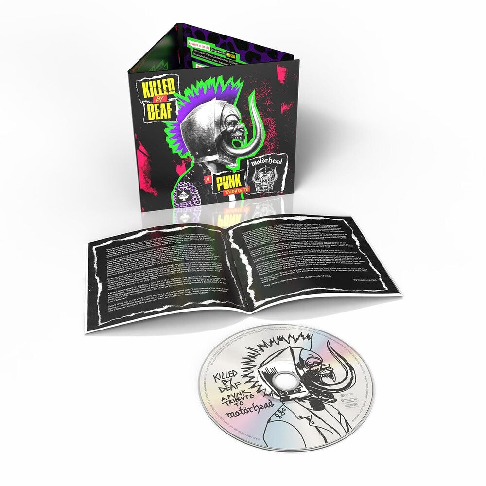 the album cover for Various Artists - Killed By Deaf: A Punk Tribute To Motorhead