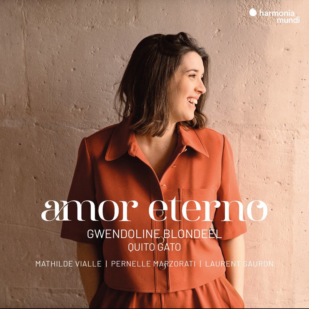 the album cover for Gwendoline Blondeel  / Gato,Quito - Amor Eterno