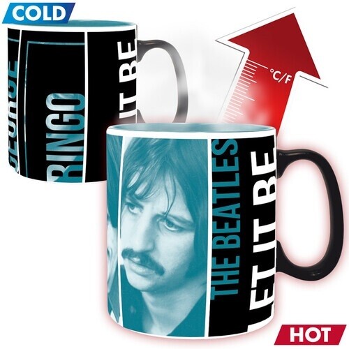 The Beatles - Mug Heat Change - 16oz. - Let It Be - The Beatles - Mug Heat Change - 16oz. - Let It Be - Collectibles