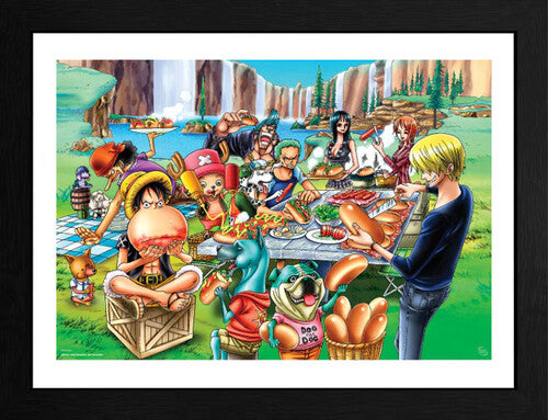 One Piece - Framed Print Hot-dog Party - One Piece - Framed Print Hot-dog Party - Collectibles