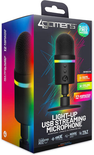 4gamers Ps5 Light Up Streaming Microphone - 4gamers Ps5 Light Up Streaming Microphone - Game Accessories