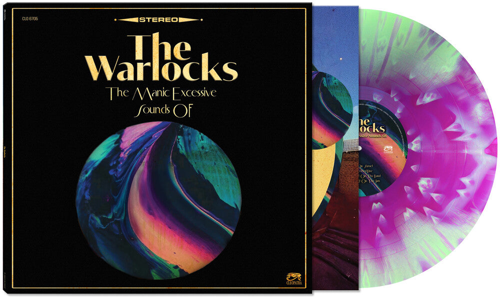 The Warlocks - The Manic Excessive Sounds Of [Purple/Coke Bottle Green Haze/Splatter LP] Vinyl Record