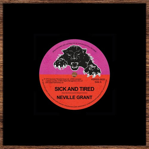 Grant,neville - Sick And Tired / Black Man's Time - Vinyl Record