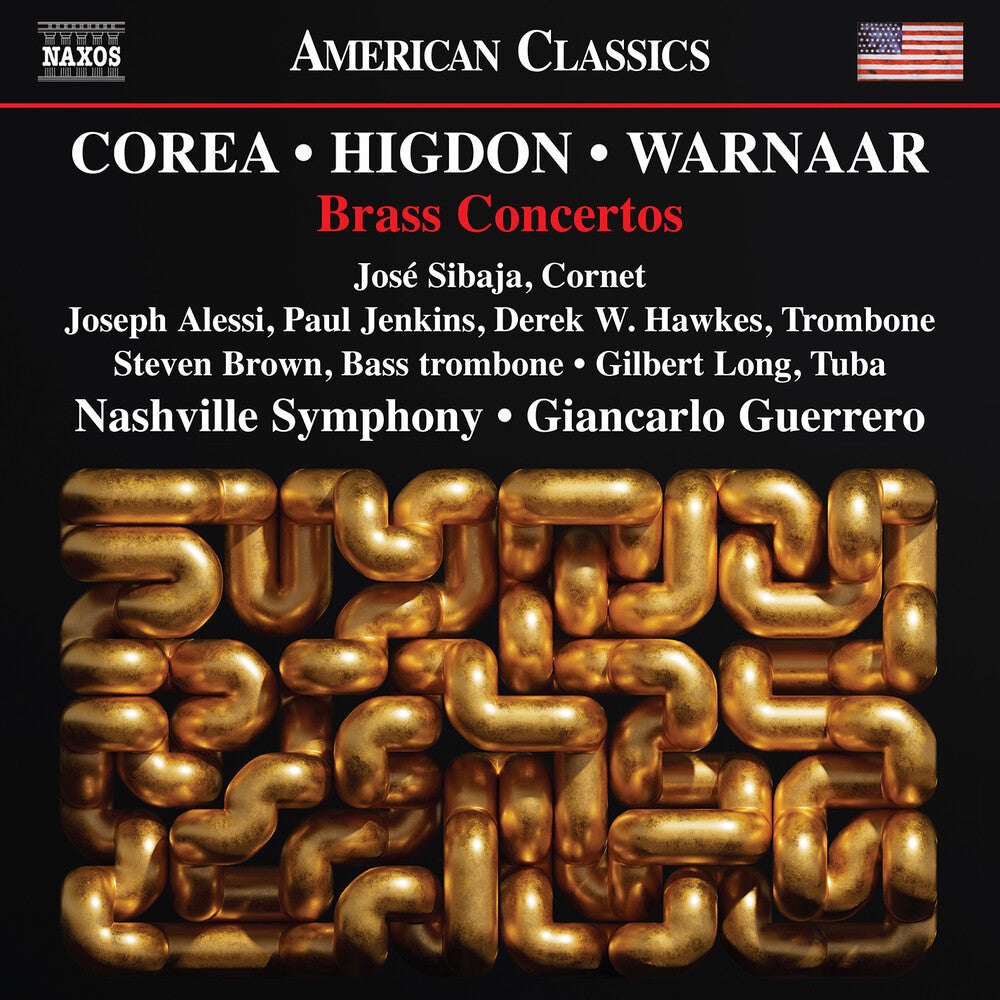 Warnaar Corea & Higdon: Brass Concertos Music CD