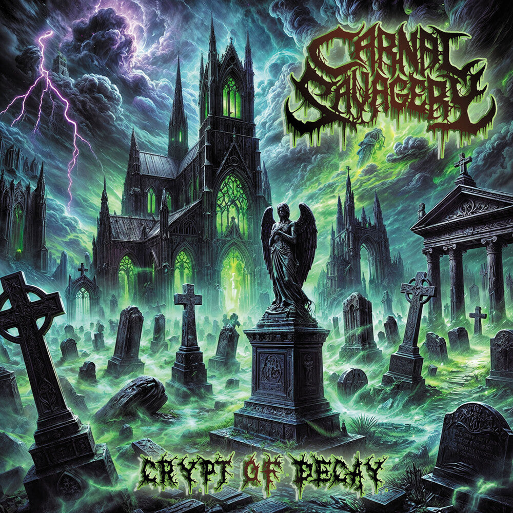 the album cover for Carnal Savagery - Crypt Of Decay