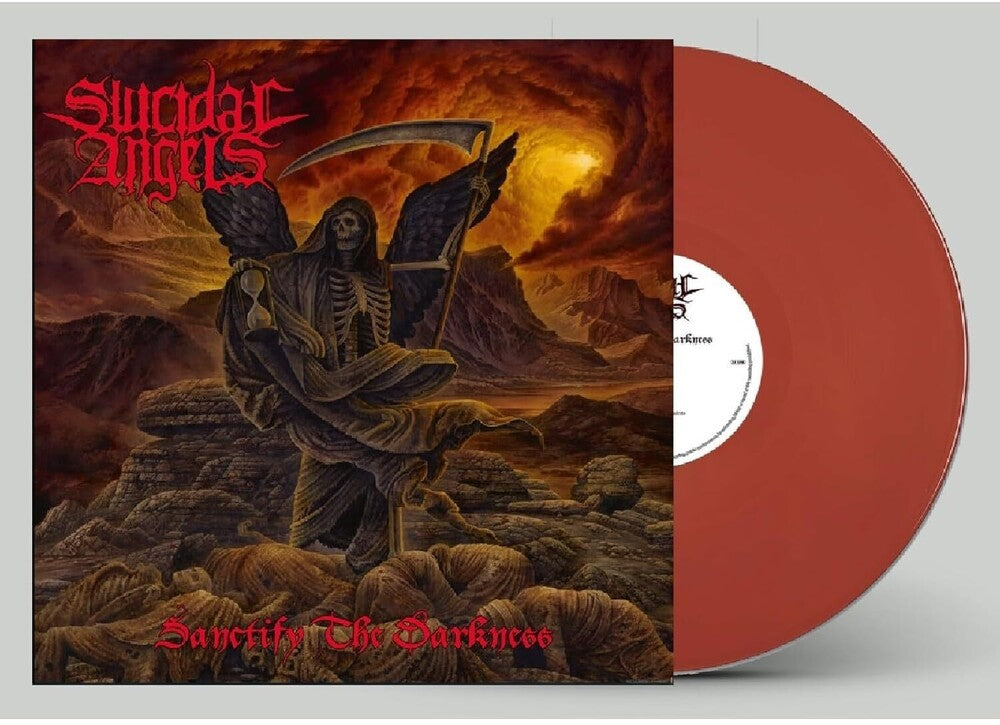 Suicidal Angels - Sanctify The Darkness [Colored Vinyl] (Red) (Aus) Vinyl Record