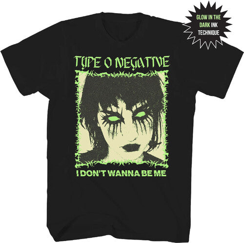 Type O Negative I Don't Want Glow F/b 2xl Black - Type O Negative I Don't Want Glow F/b 2xl Black - Apparel