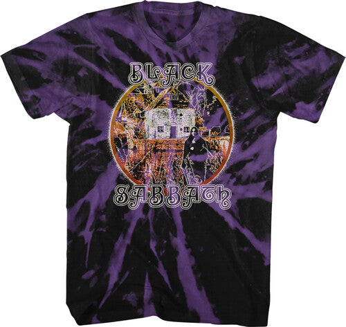 Black Sabbath Witch Album Cvr Tshirt Med Blk/prp - Black Sabbath Witch Album Cvr Tshirt Med Blk/prp - Apparel