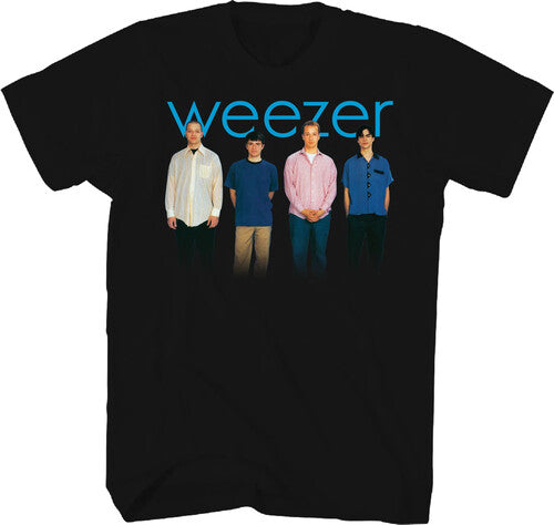 Weezer Blue Album Cover Tshirt Small Black - Weezer Blue Album Cover Tshirt Small Black - Apparel