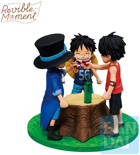 One Piece Ace Sabo Luffy Revible Moment Fig - One Piece Ace Sabo Luffy Revible Moment Fig - Collectibles