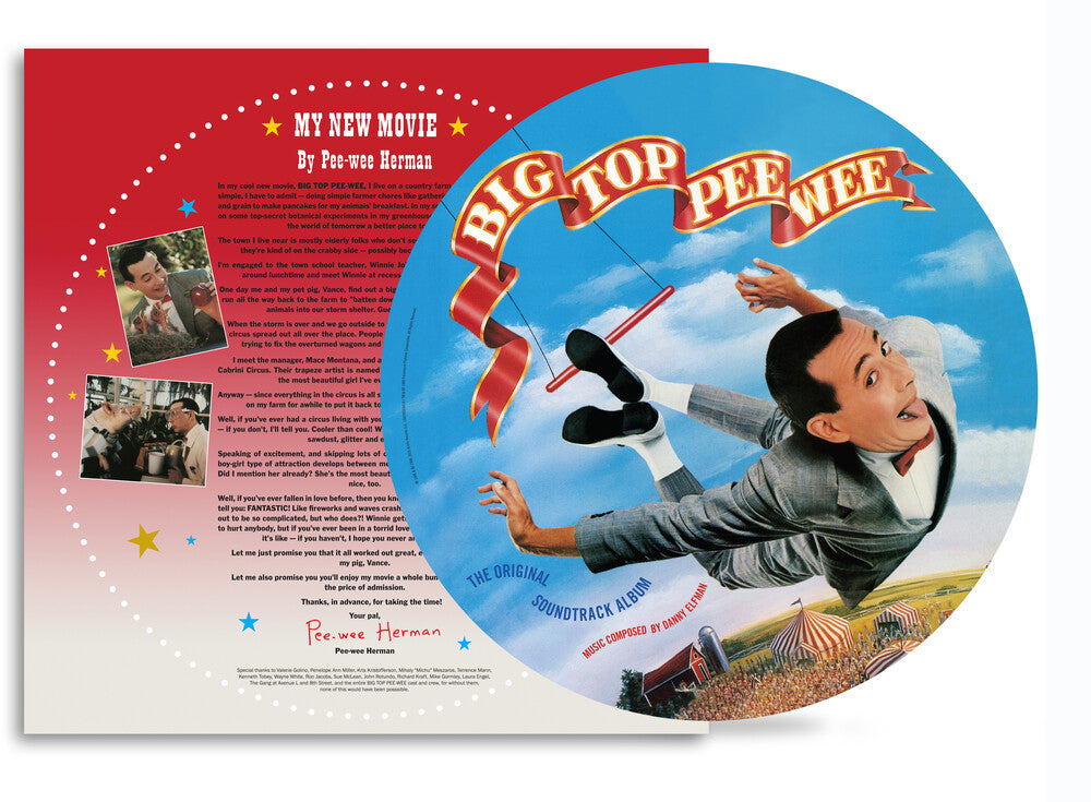 Big Top Pee-Wee (Original Soundtrack) [RSD Black Friday 2025] Vinyl Record