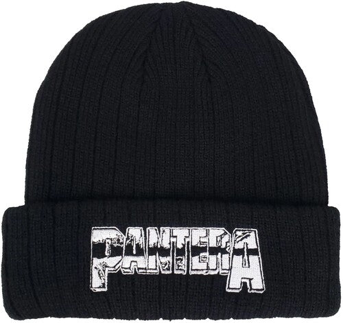 Pantera Embroidered Logo Beanie Osfa Black - Pantera Embroidered Logo Beanie Osfa Black - Apparel