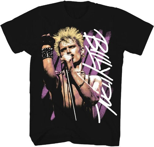 Billy Idol More More More F/b Print Tshirt Xlg Blk - Billy Idol More More More F/b Print Tshirt Xlg Blk - Apparel