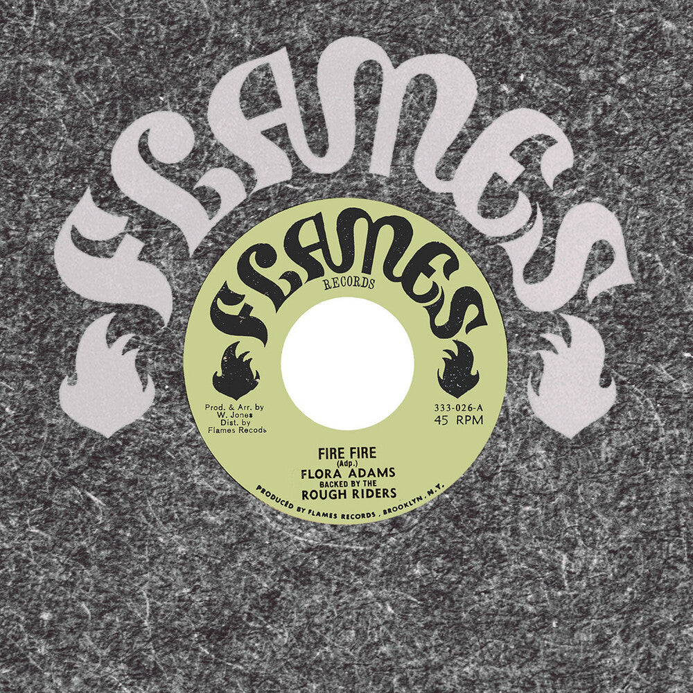 the album cover for Flora Adams - Fire Fire