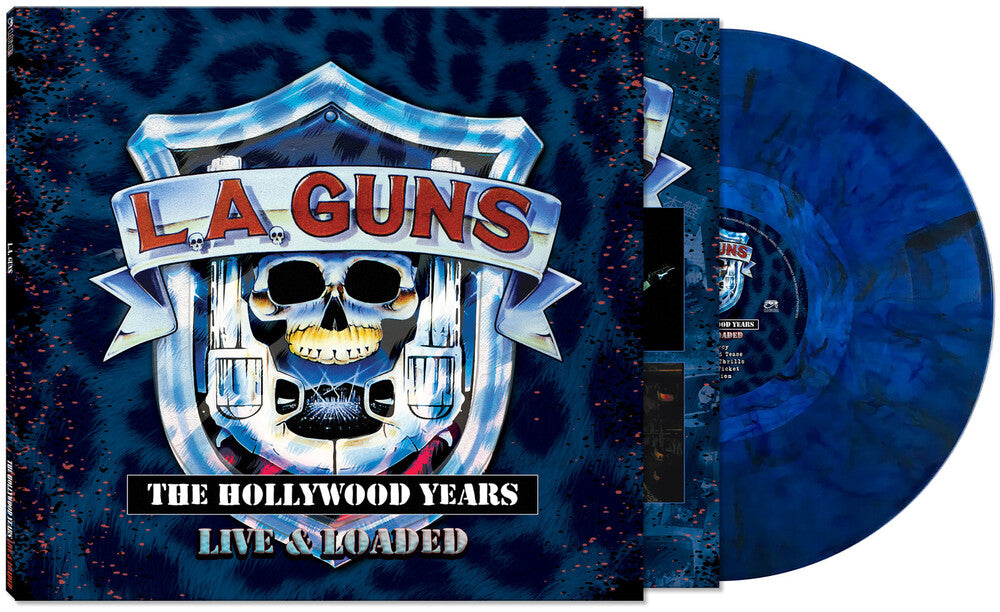 L.A. Guns - The Hollywood Years - Live & Loaded [Blue Marble LP] Vinyl Record