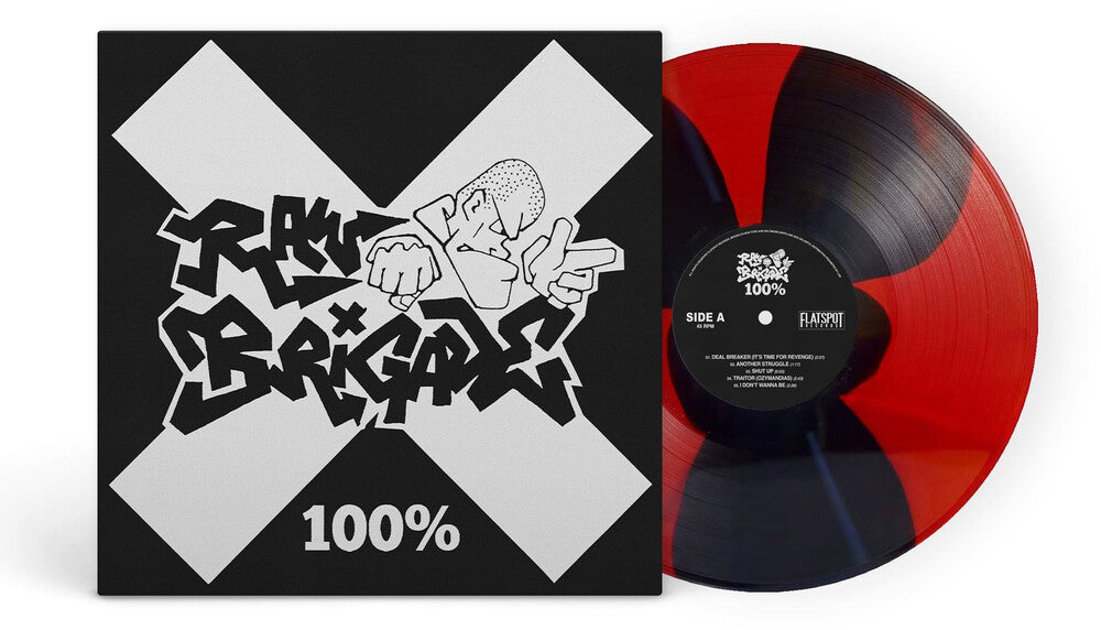 Raw Brigade - 100% [LP] Vinyl Record