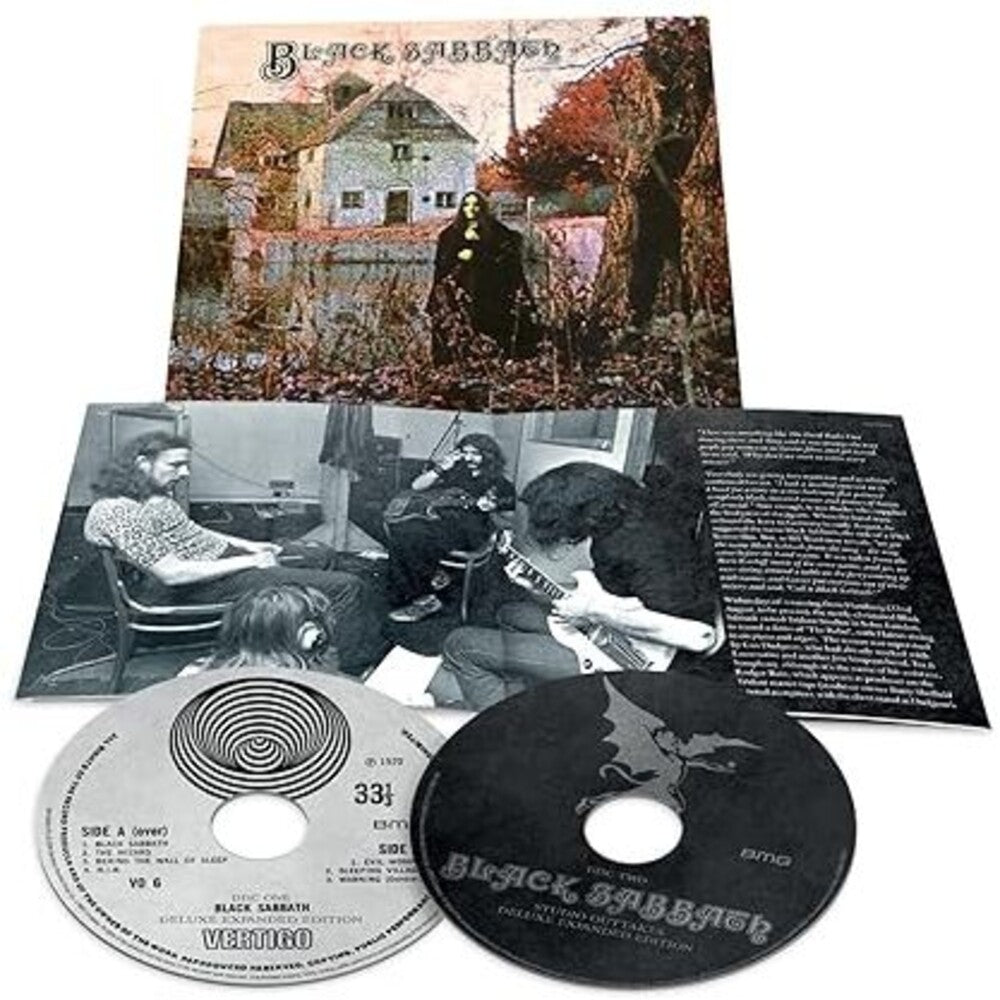 the album cover for Black Sabbath - Black Sabbath: Deluxe (Bonus Tracks) [Digipak] (Uk)