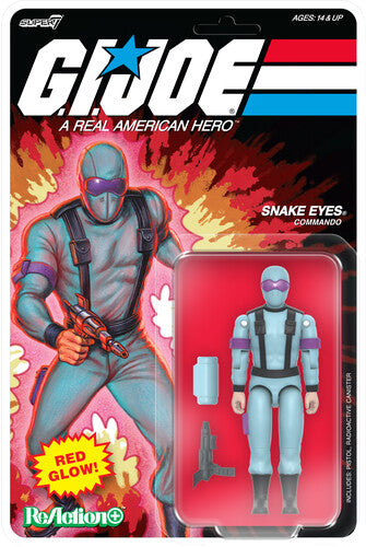 G.i. Joe React Wv6 - Snake Eyes Rd Glw Crys Poison - G.i. Joe React Wv6 - Snake Eyes Rd Glw Crys Poison - Collectibles