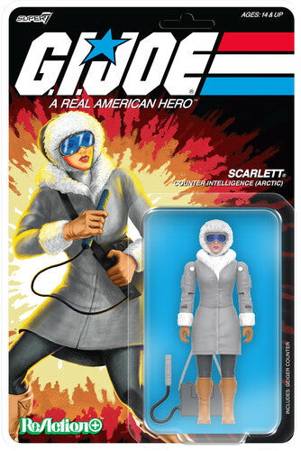 G.i. Joe Reaction Wv 06 - Arctic Scarlett - G.i. Joe Reaction Wv 06 - Arctic Scarlett - Collectibles