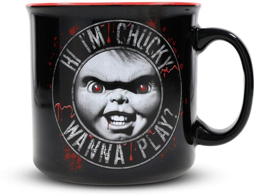 Child's Play Hi, I'm Chucky Ceramic Camper Mug - Child's Play Hi, I'm Chucky Ceramic Camper Mug - Collectibles
