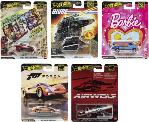 Hot Wheels Premium - Hw Premium 1 64 Pop Culture 10 Piece Q Asrt - Collectibles