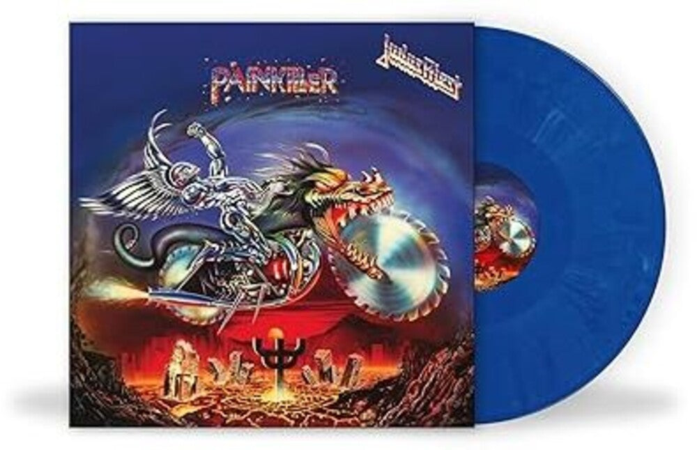 Judas Priest - Painkiller - Nad Blue & Blue White Marble Vinyl [LP] Vinyl Record