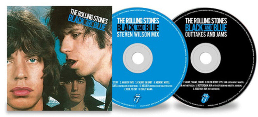 the album cover for The Rolling Stones - Black & Blue - 2025 Mix - Deluxe Edition [Deluxe]