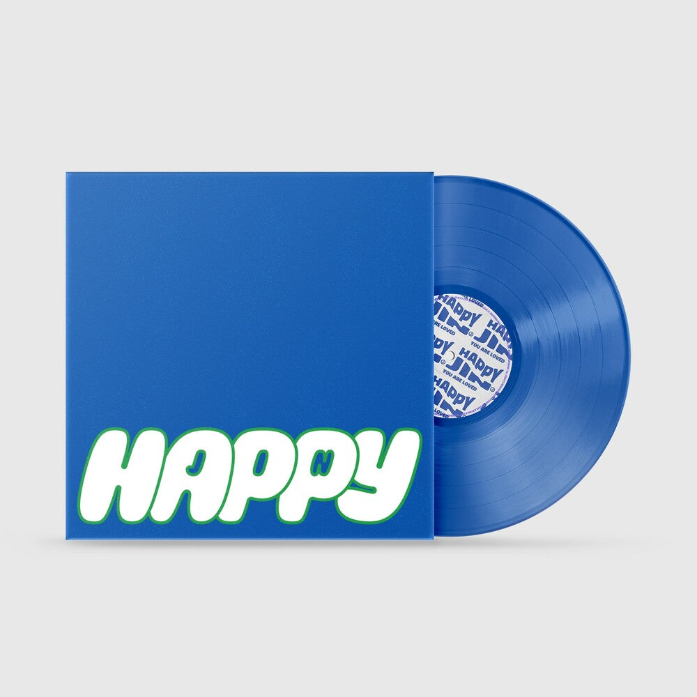 the album cover for Jin (BTS) - Happy [Blue]