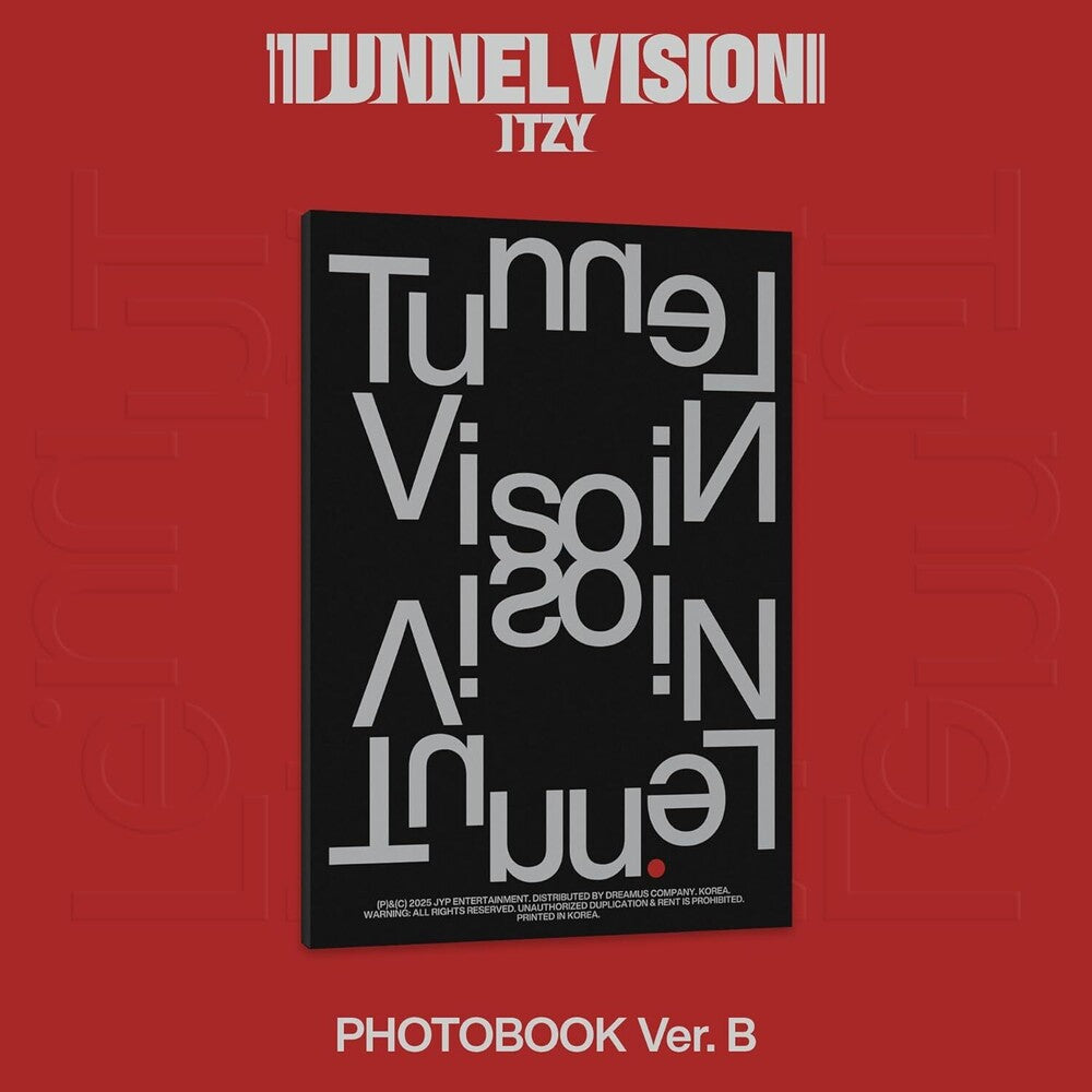 the album cover for ITZY - Tunnel Vision [Photobook - B Ver.] (Post) (Stic)